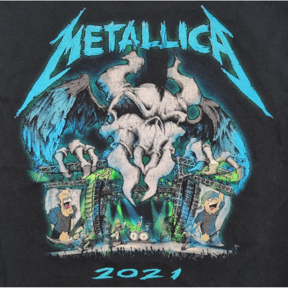 Metallica 2021 Tour Shirt Wherever I May Roam Men's Size M Concert Merch - Picture 9 of 10
